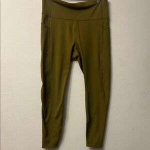 JoyLab Olive Green Leggings 331 with pockets